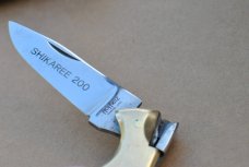 Shikaree/Hoffritz  200 Folder Bolster Locking Drive Hardwood Scales 3 3/4" Closed 