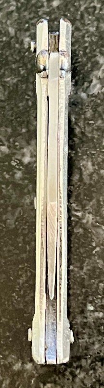 Pair Of Miniature Folding Stiletto Fishtail Knives, Japan 