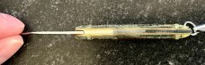 Miniature Keychain Folding Fish Handle Knife, Rare Original Box, Japan