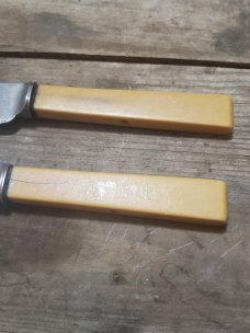 2 Robert F. Mosley Knives - 1800's - Sheffield, England - "Best Steel"