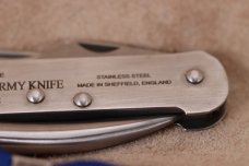 J. ADAMS SHEFFIELD ENGLAND GEN BRITISH ARMY CLASP MULTI-TOOL KNIFE 014