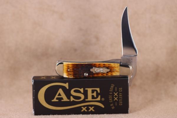 Case XX Antique Rogers Corn Cob Jigged Bone RussLock
