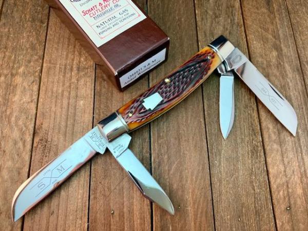 Schatt and Morgan Congress Amber Wormgroove Bone Schatt and Morgan Congress Amber Wormgroove Bone