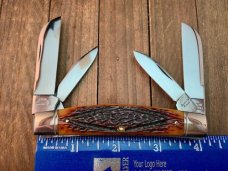 Schatt and Morgan Congress Amber Wormgroove Bone