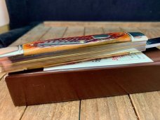 Schatt and Morgan Congress Amber Wormgroove Bone