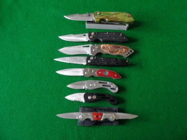 LOT of 8 Foreign Switchblades Unused
