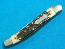 VINTAGE SCHRADE USA 197UH CAT CATS PAW FOLDING LINERLOCK JACK POCKET KNIFE KNIVES OLD TIMER