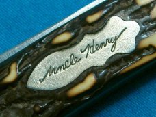 VINTAGE SCHRADE USA 197UH CAT CATS PAW FOLDING LINERLOCK JACK POCKET KNIFE KNIVES OLD TIMER