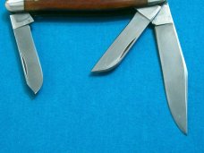 VINTAGE QUEEN CUT CO TITUSVILL BONE STOCKMAN FOLDING PEN JACK POCKET KNIFE KNIVES OLD