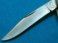 VINTAGE QUEEN CUT CO TITUSVILL BONE STOCKMAN FOLDING PEN JACK POCKET KNIFE KNIVES OLD