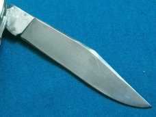 VINTAGE QUEEN CUT CO TITUSVILL BONE STOCKMAN FOLDING PEN JACK POCKET KNIFE KNIVES OLD