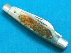 VINTAGE MARBLES BENCHMADE TAK FUKUTA SEKI JAPAN BONE STOCKMAN FOLDING POCKET FOLDER KNIFE KNIVES OLD