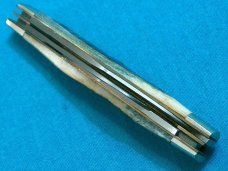 VINTAGE MARBLES BENCHMADE TAK FUKUTA SEKI JAPAN BONE STOCKMAN FOLDING POCKET FOLDER KNIFE KNIVES OLD