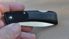 Schrade USA Folder 3 3/4" Mint Black Zytel Handles Model SP3 