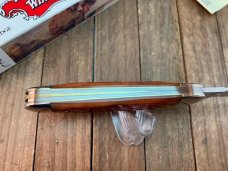 Winchester Split Back Spring Whittler Buffalo Shield Series Burnt Orange Bone 2003