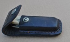 Schrade 2 Blade Barlow Scrimshaw Near Mint Never used otr Honed 3 1/4" Closed Fancy Nickel Bolsters