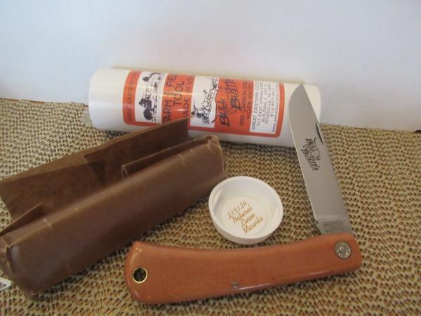Great Eastern Farm & Field , Bull Buster Natural Linen Micarta Patten # 215124