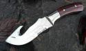 Custom Serrated Guthook Made By Nemo Knives