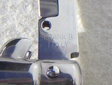 NEW FRANK BELTRAME 11" SWITCHBLADE ACRYLIC IVORY BAYONET BLADE ITALIAN STILETTO