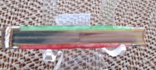 Case XX 2022 Small Coke Bottle Magician'S Bright Green & Red Bone Pattern # 6225 1/2 SS