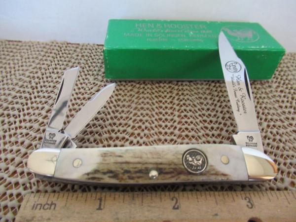 Hen & Rooster Stag Whittler Pattern # 323C-DS Hen & Rooster Stag Whittler Pattern # 323C-DS