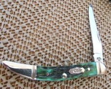 Case XX 2008 Select Green  Tiny Texas Toothpick Pattern # 610096 SS