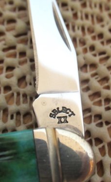 Case XX 2008 Select Green  Tiny Texas Toothpick Pattern # 610096 SS