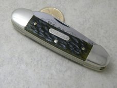 Rodgers Wostenholm England Bone 3 Blade Canoe Knife 1978 NKCA Club Knife