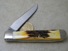 Case XX Stainless 5154 Stag 1 Blade Trapper Knife 1979 NKCA Club Knife