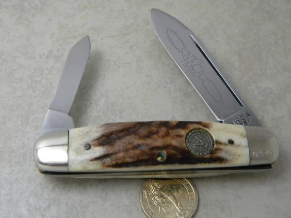 Queen Stag Big Cigar Knife 1981 NKC Club Knife