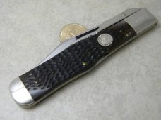 Case XX USA Bone C61050L Swing Guard Coke Bottle Lockback Knife 1983 NKCA Club Knife