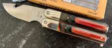 Vintage Taylor Mini Balisong aka Butterfly Skinner Knife, Wood Handle, Japan, Unused 