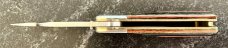 Vintage Taylor Mini Balisong aka Butterfly Skinner Knife, Wood Handle, Japan, Unused 