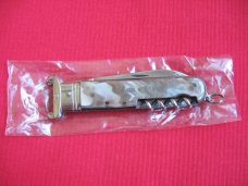 VINTAGE ROSA V. MANIAGO INOX STAMPED ITALIAN MANUAL SHELL PULLER KNIFE