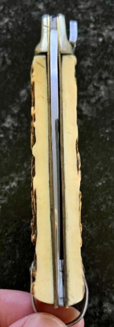 Makinox Lever Lock Switchblade Knife From France, Used 