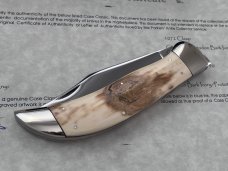 Case XX Classic 1072 Clasp in Mastodon Bark Ivory Prototype with COA & Box