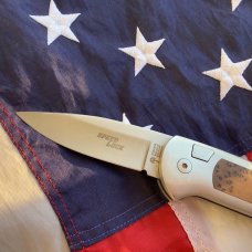 Boker Speed Lock approx 5” in length. Push button open instantly with purpose