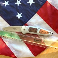 Boker Speed Lock approx 5” in length. Push button open instantly with purpose