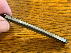 Fight'n Rooster Frank Buster Pre-1982 2-Blade Pen Knife w/Metal Cloisonette Scales Germany