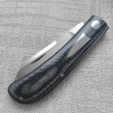 JTaber Denim Micarta Wombat..Cpm154..DOB..10/2021...Jason's Signature pattern..coa & pouch