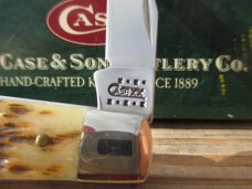 Case XX 6207 Amber Bone Mini Trapper 