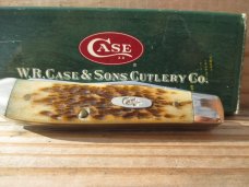 Case XX 6207 Amber Bone Mini Trapper 