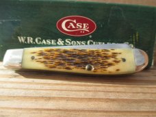 Case XX 6207 Amber Bone Mini Trapper 