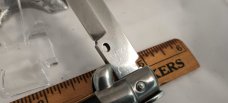 FRANK BELTRAME 11" Dark Horn Italian Stiletto Automatic Knife - Bayonet