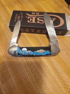 Case carribean blue grizzly mountain canoe limited 