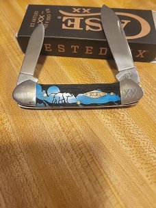 Case carribean blue grizzly mountain canoe limited 
