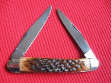 Vintage Italian Pickbone Knife GESCO Two Blade "52 ITALY" Pick Bone - Old Stock!