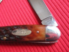 Vintage Italian Pickbone Knife GESCO Two Blade "52 ITALY" Pick Bone - Old Stock!