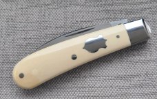 T A Davison Swayback Wharnie .3.75....Elephant Ivory..Cpm154...jeweled liners..#2408