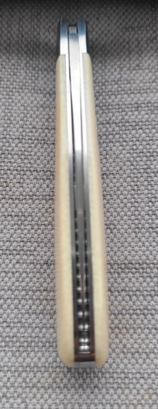 T A Davison Swayback Wharnie .3.75....Elephant Ivory..Cpm154...jeweled liners..#2408